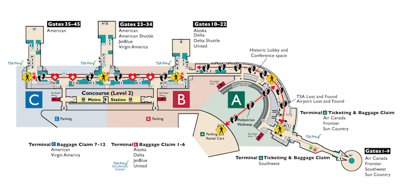 Reagan Airport Gate Map Hot Sex Picture