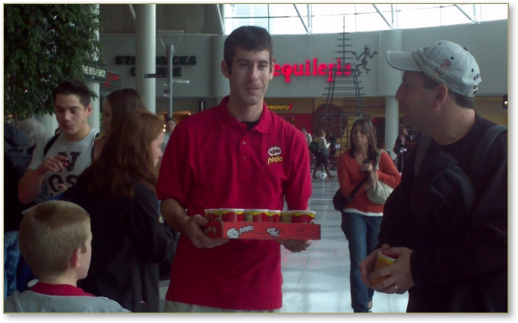 Airport Sampling Program for Pringles